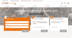 Desktop Screenshot of clickrecambios.com